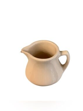 Rare Sterling Vitrified China Desert Tan Creamer/pitcher 2 3/4”